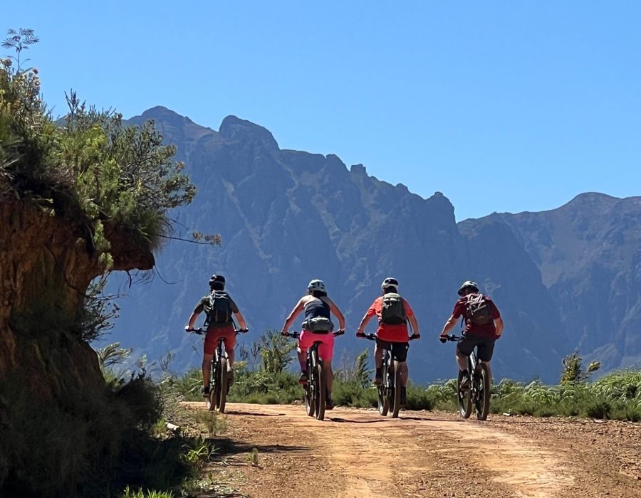 Bike Tages Touren mit Mountainbike Südafrika rund um Stellenbosch - Kapstadt - Paarl und Wellington